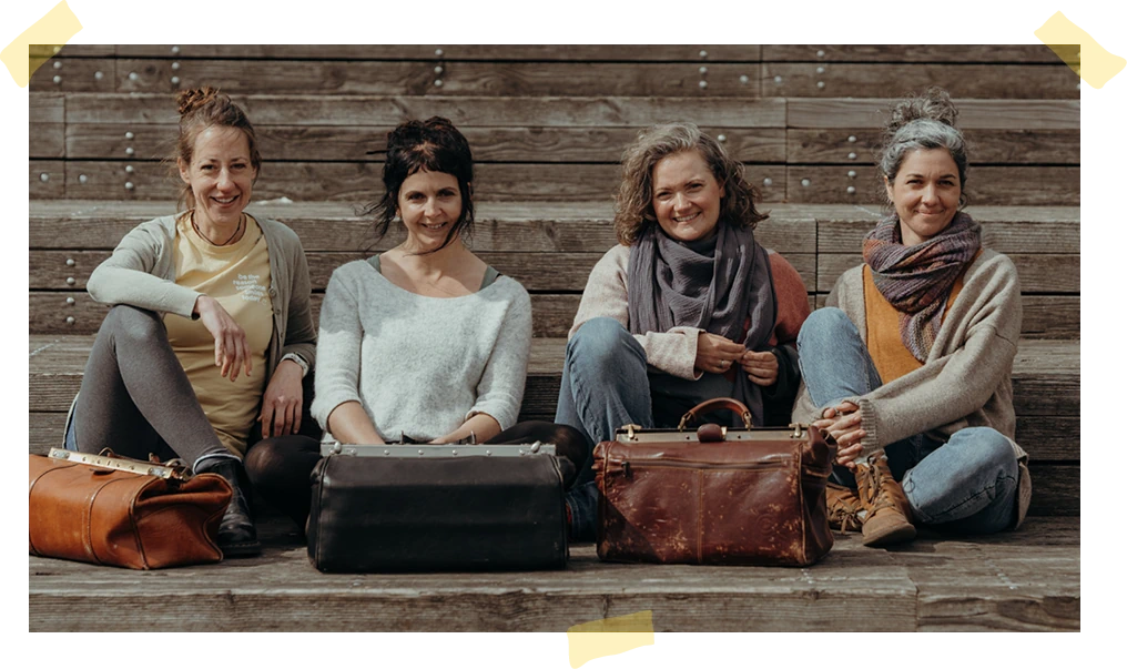 Gruppenbild der Hebammengemeinschaft Herztöne